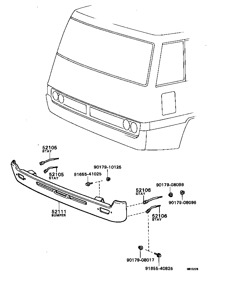 Front Bumper Bumper Stay