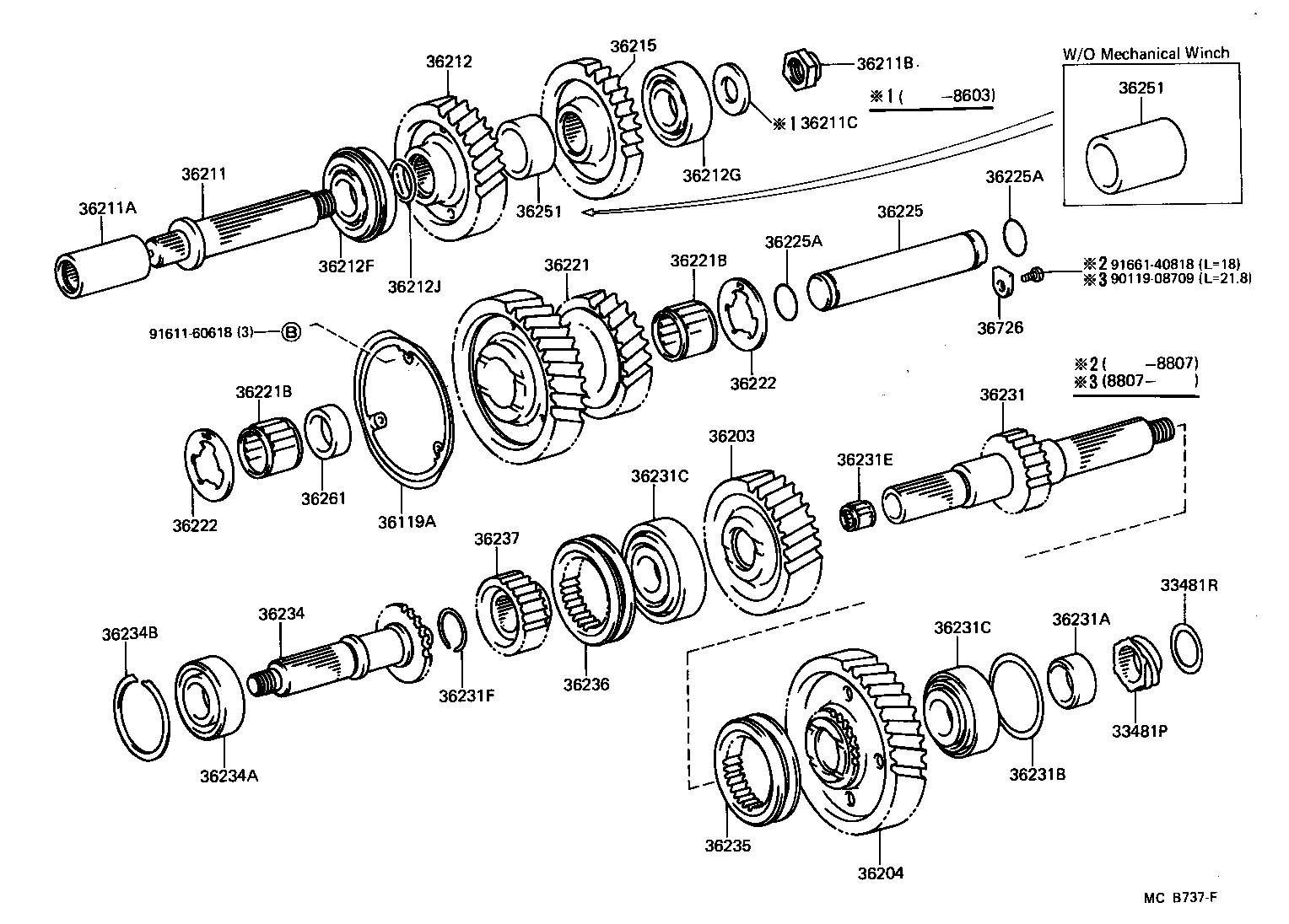 Transfer Gear