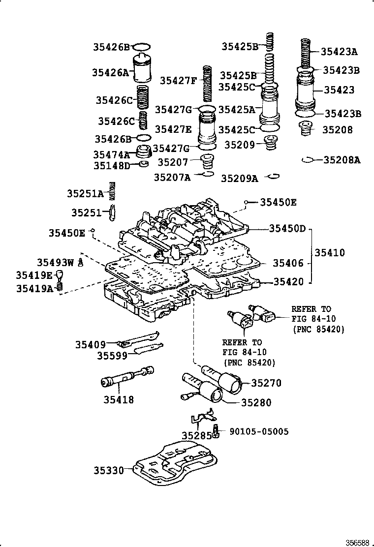 Colador de aceite del cuerpo de válvula