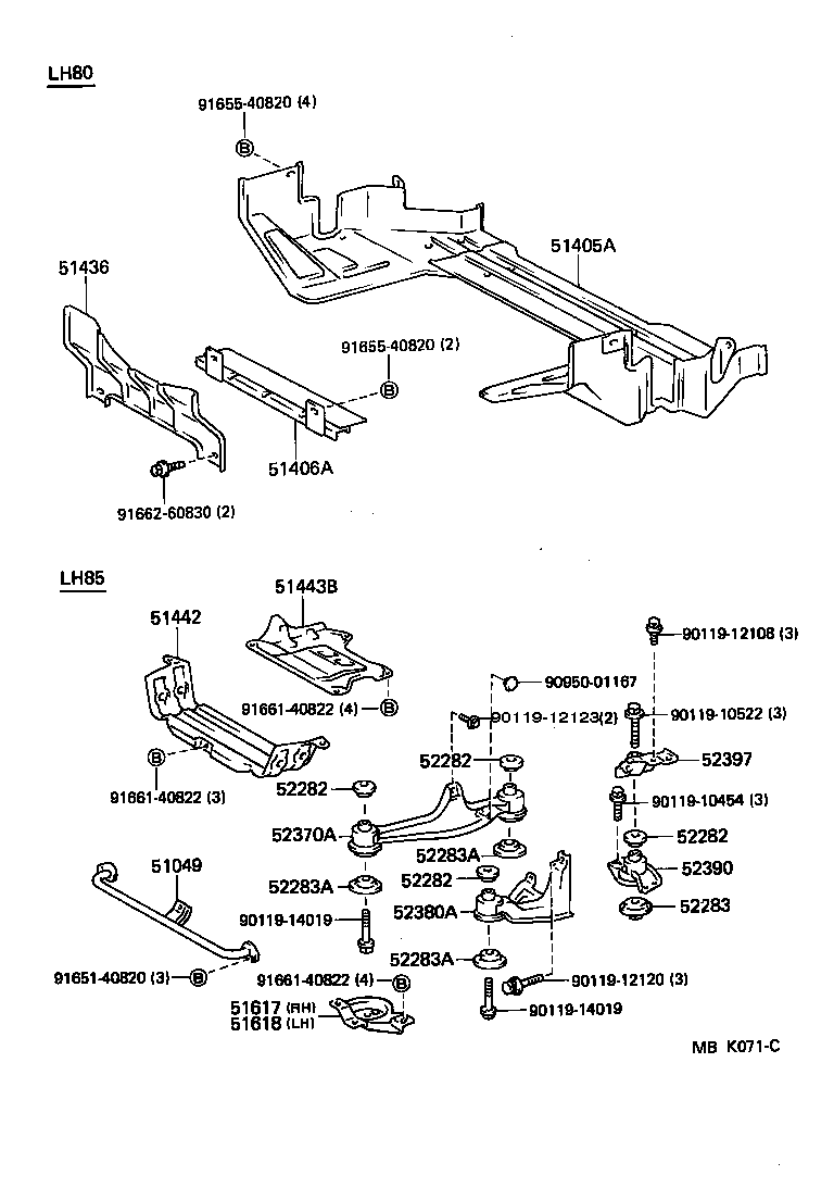 Suspension Crossmember & Under Cover