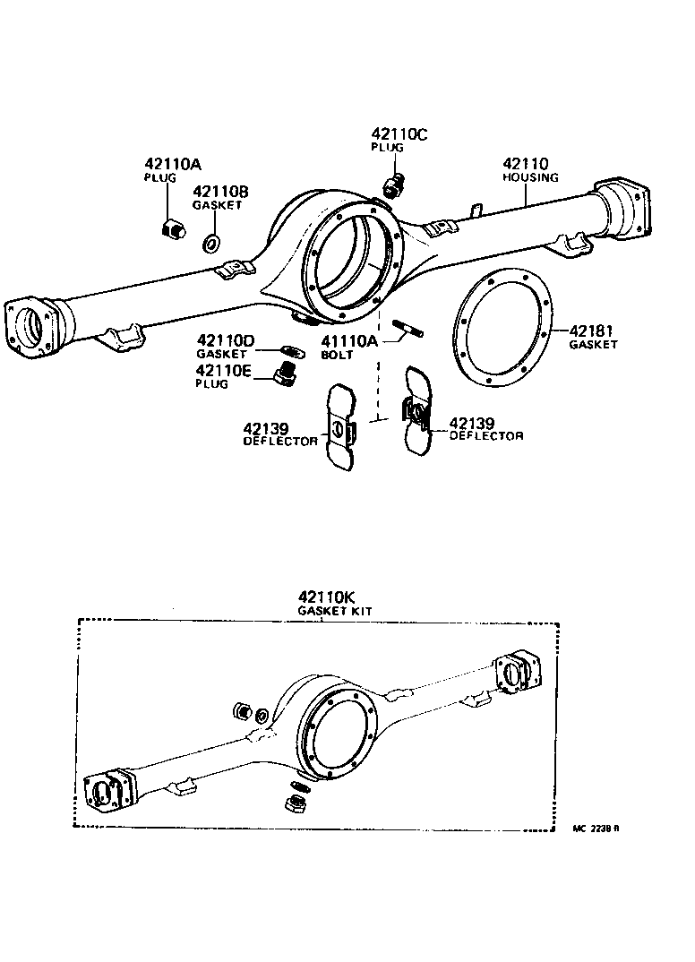 Rear Axle Housing Differential