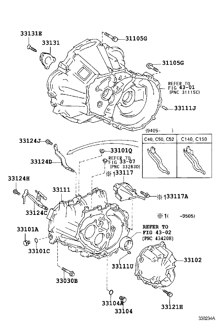 Clutch Housing + Transmission Case