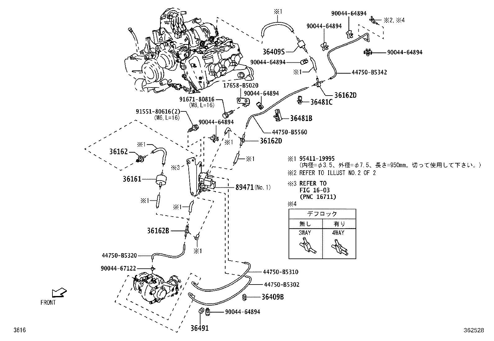 Transfer Vacuum Piping