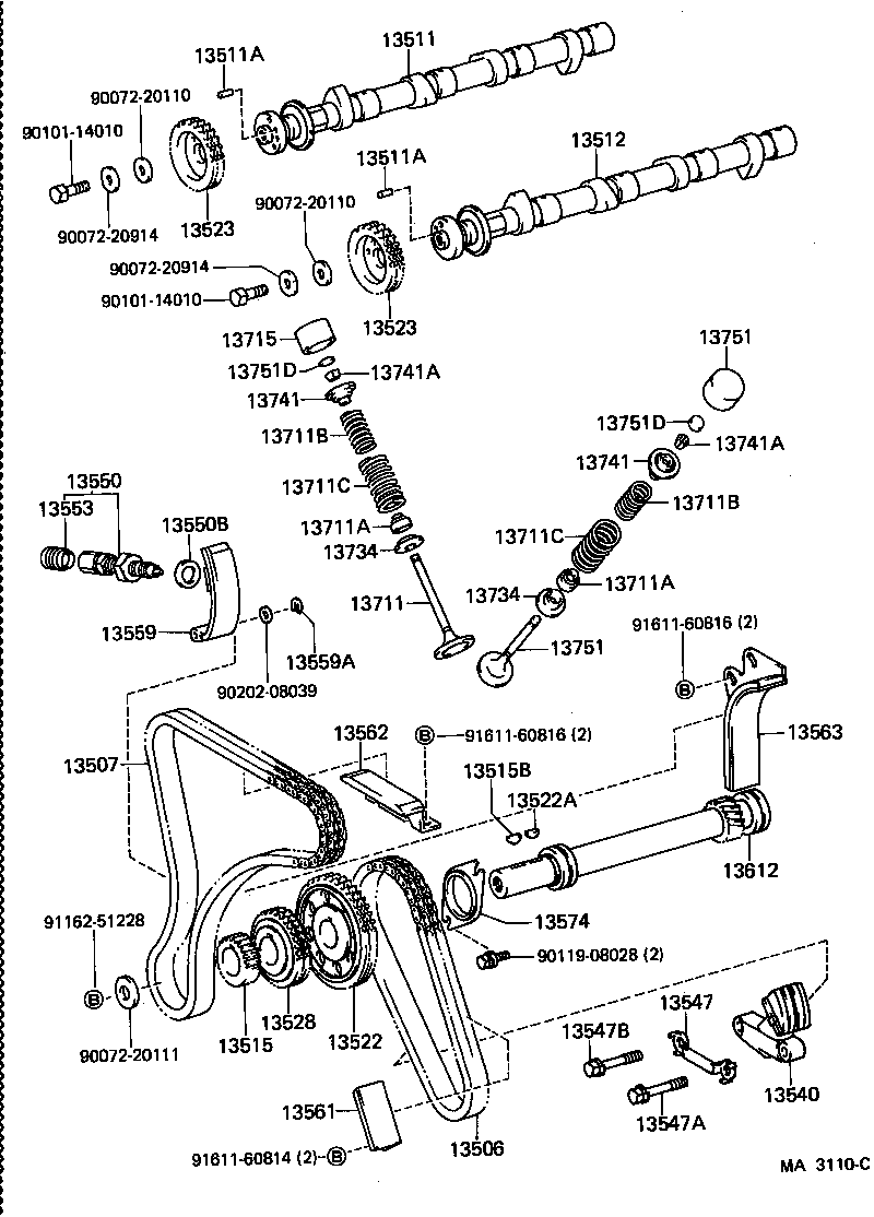 Camshaft & Valve