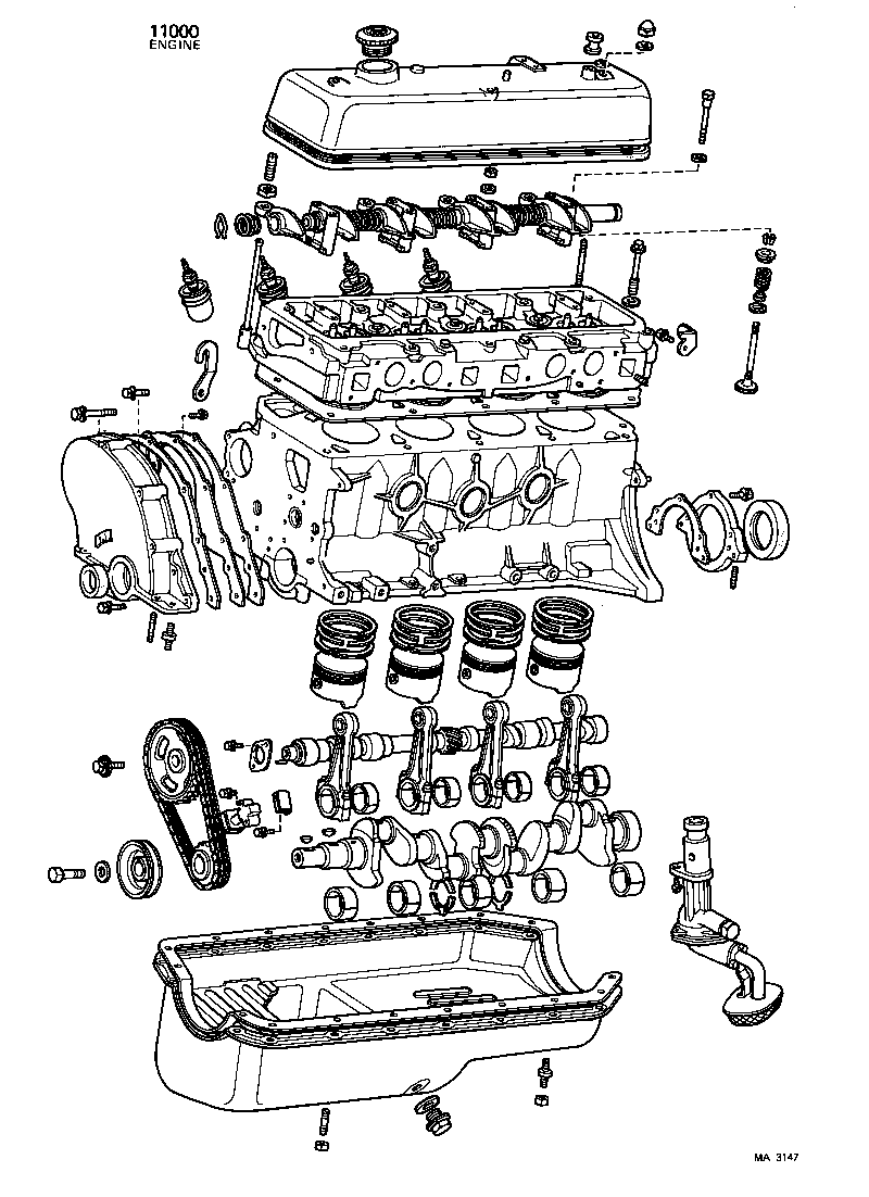 Partial Engine Assembly