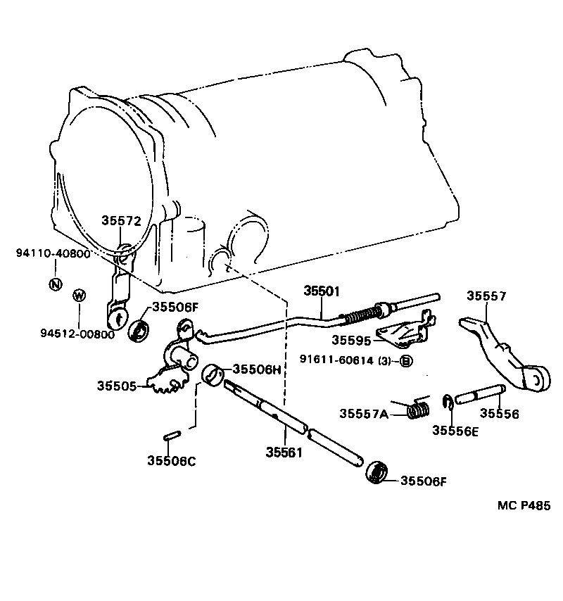 Throttle Link & Valve Lever