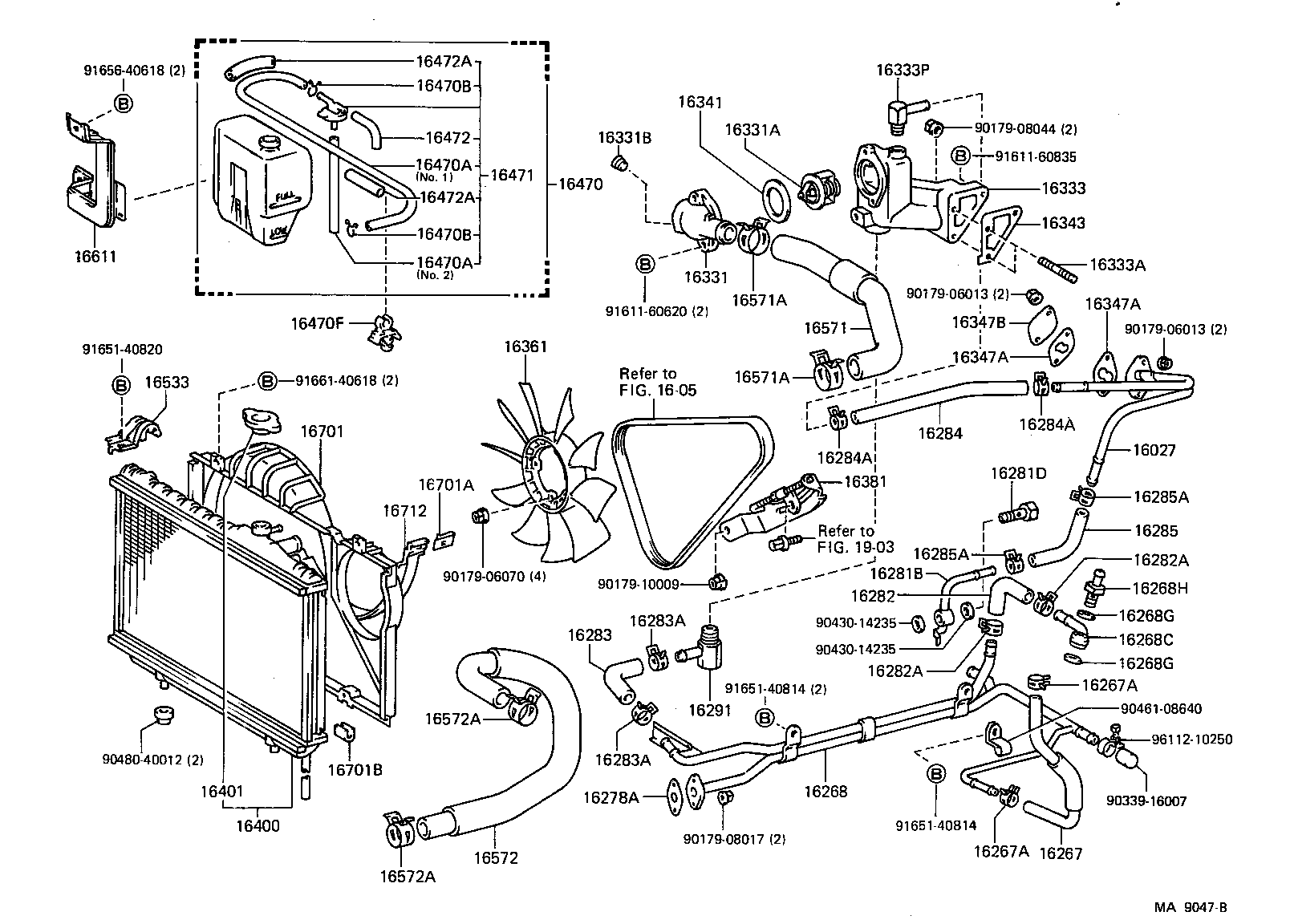 Radiator Water Outlet