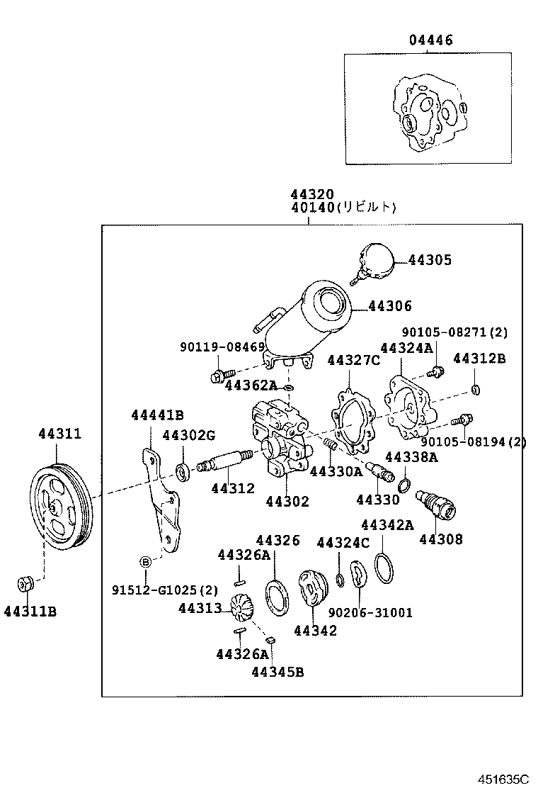 Vane Pump & Reservoir