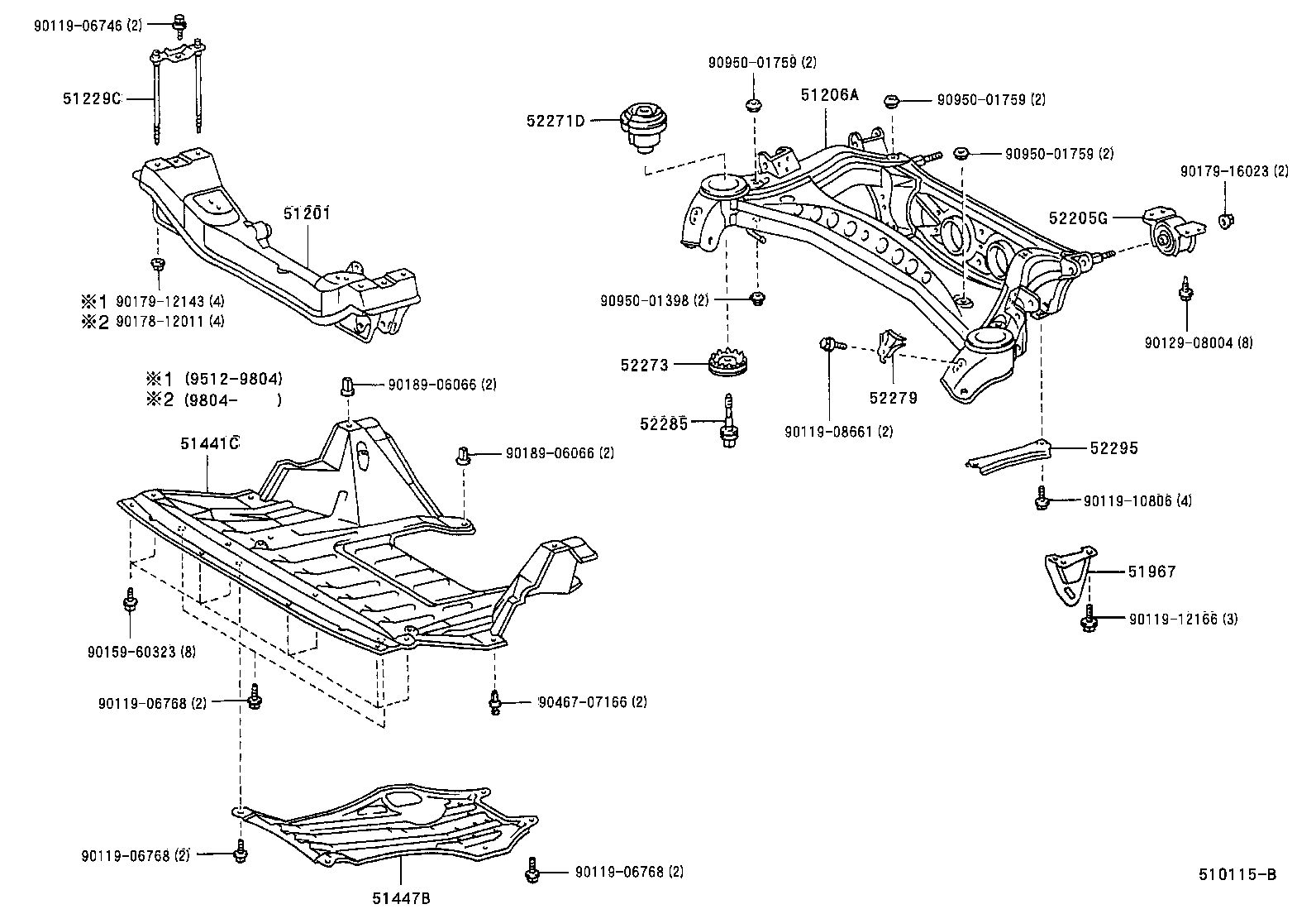 Suspension Crossmember & Under Cover