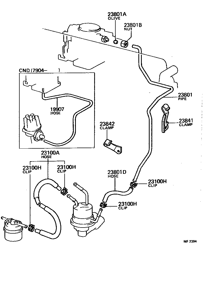 Fuel Pipe Clamp
