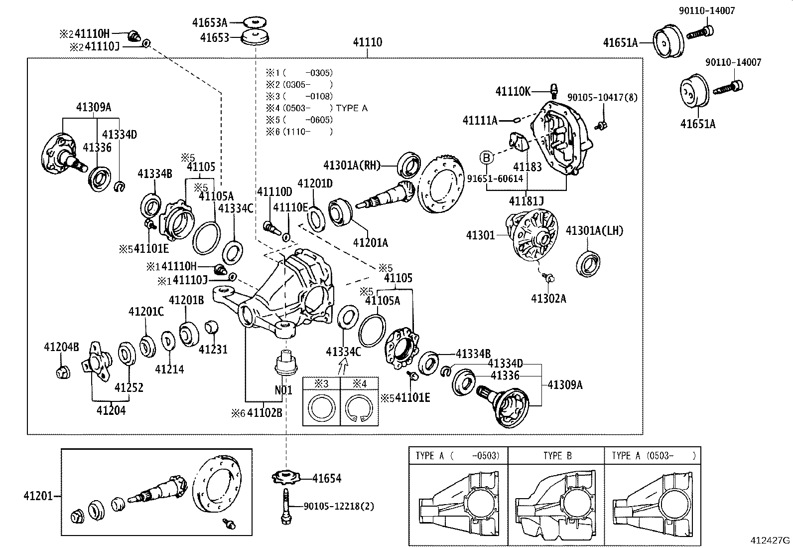 Rear Axle Housing Differential