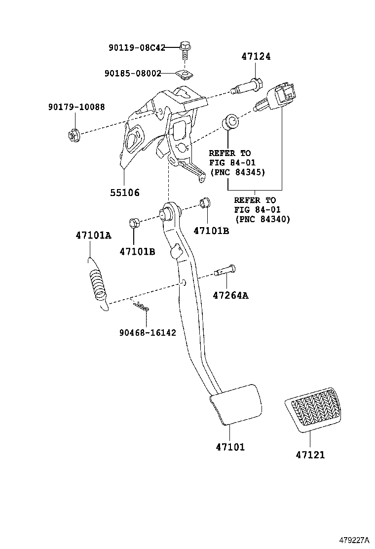 Brake Pedal & Bracket