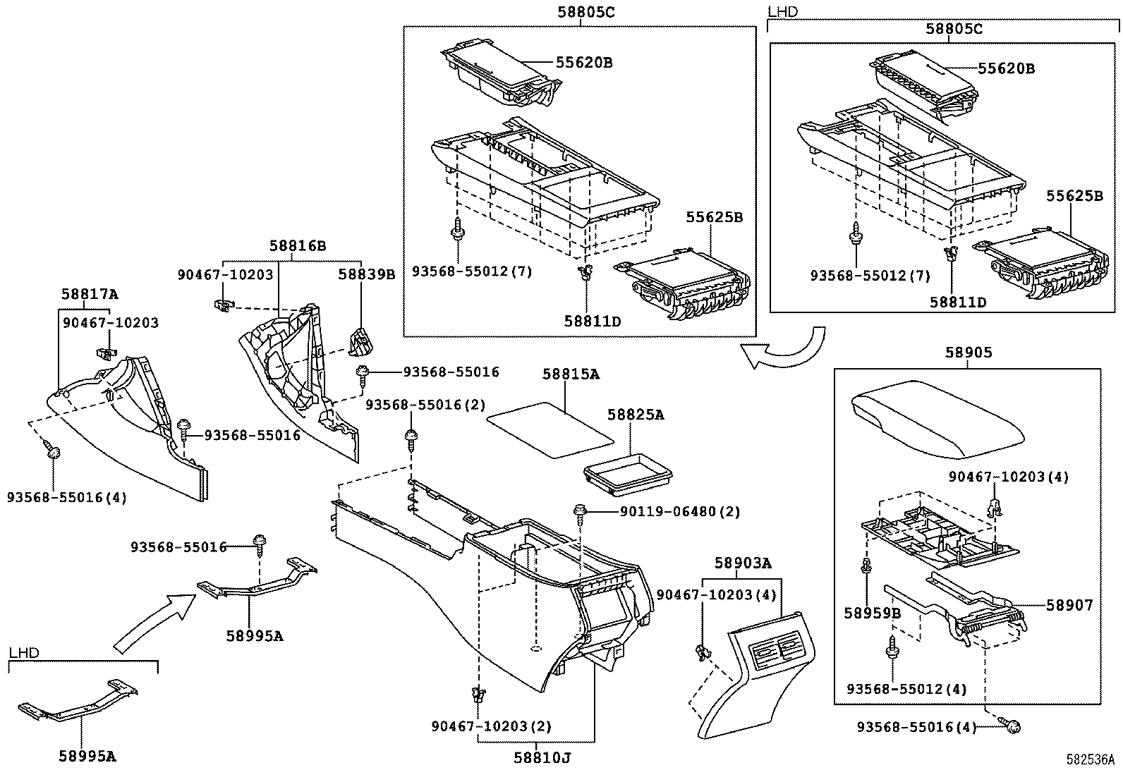 Console Box & Bracket