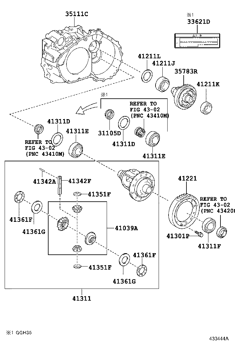 Front Axle Housing & Differential