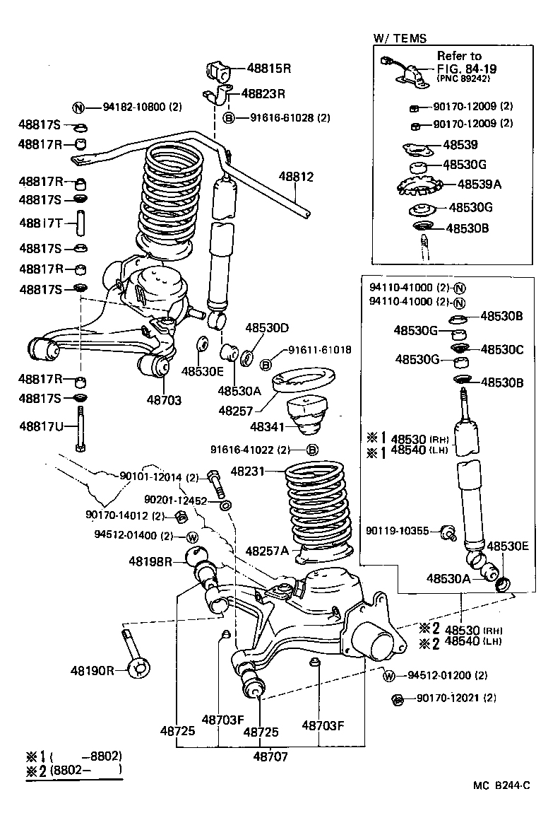 Rear Spring & Shock Absorber