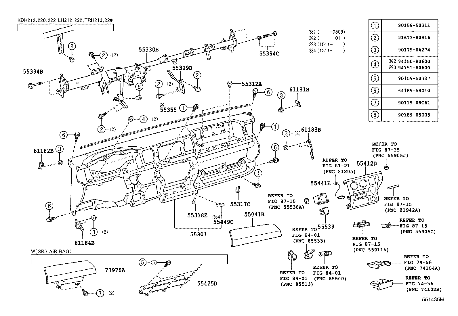 Instrument Panel Glove Compartment