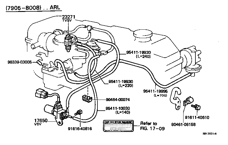 Tubería de vacío