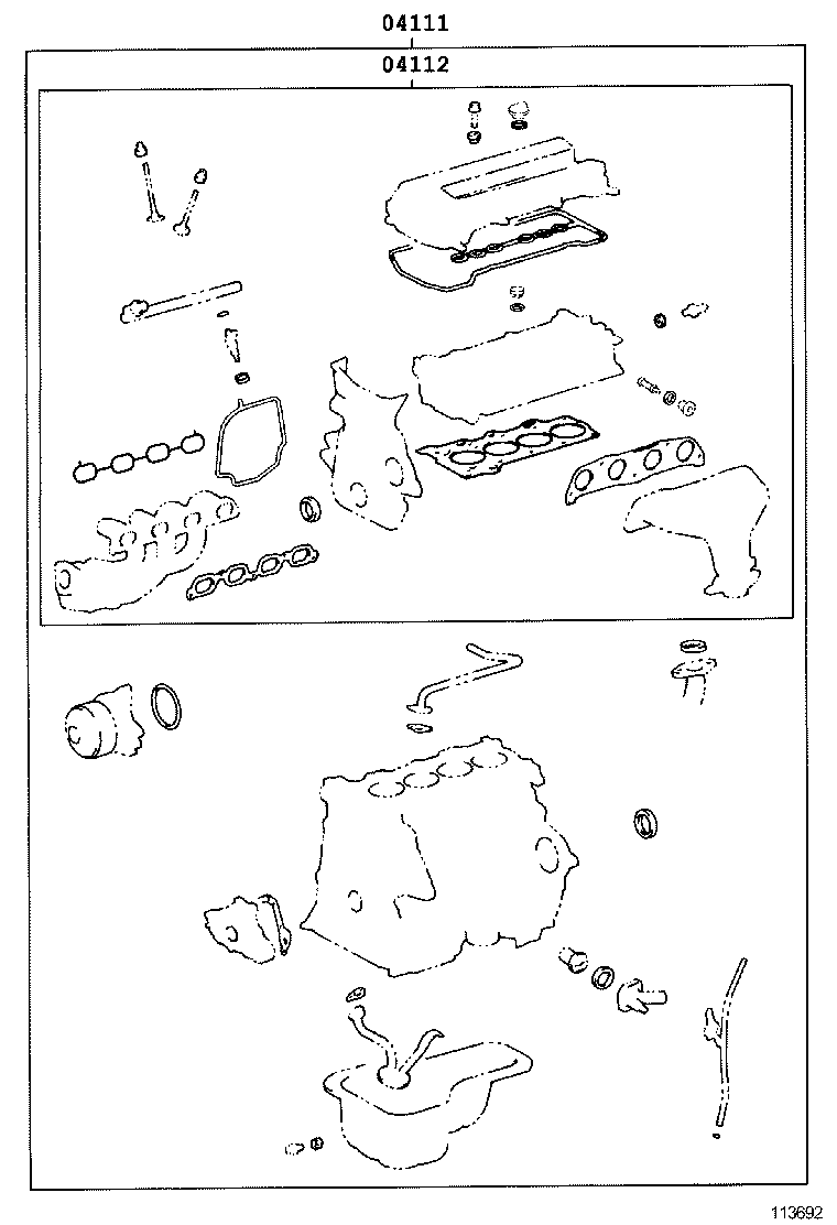 Engine Overhaul Gasket Kit