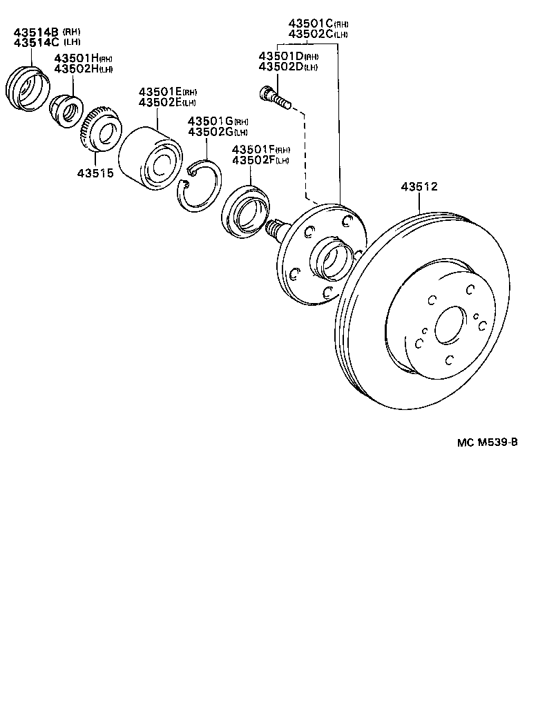 Front Axle Hub