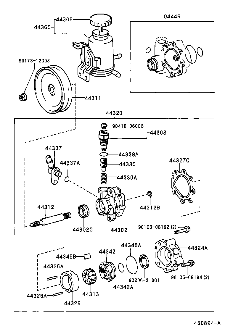 Vane Pump & Reservoir