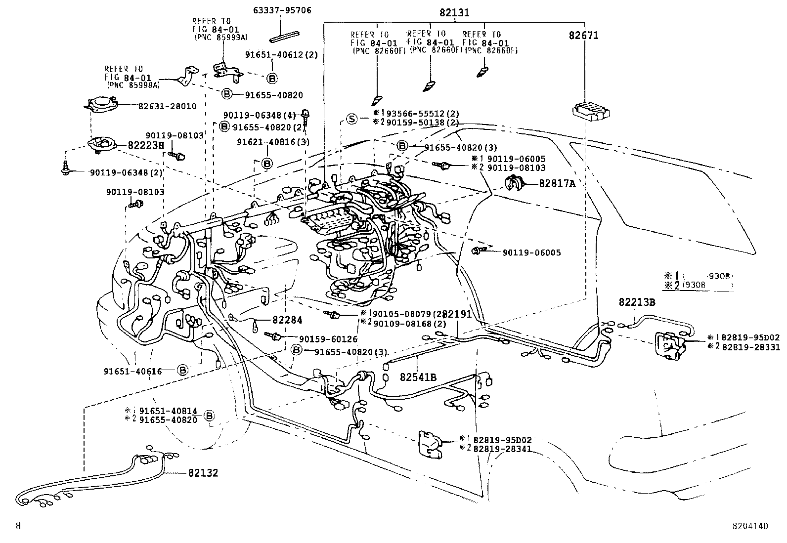 Cableado y abrazadera