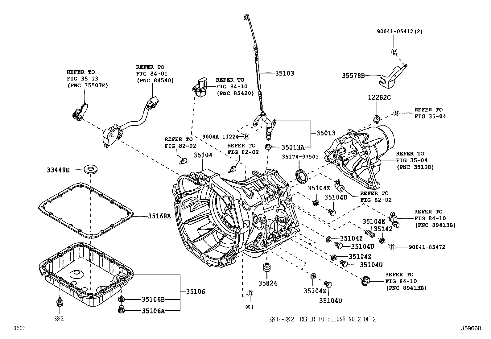 Transmission Case & Oil Pan