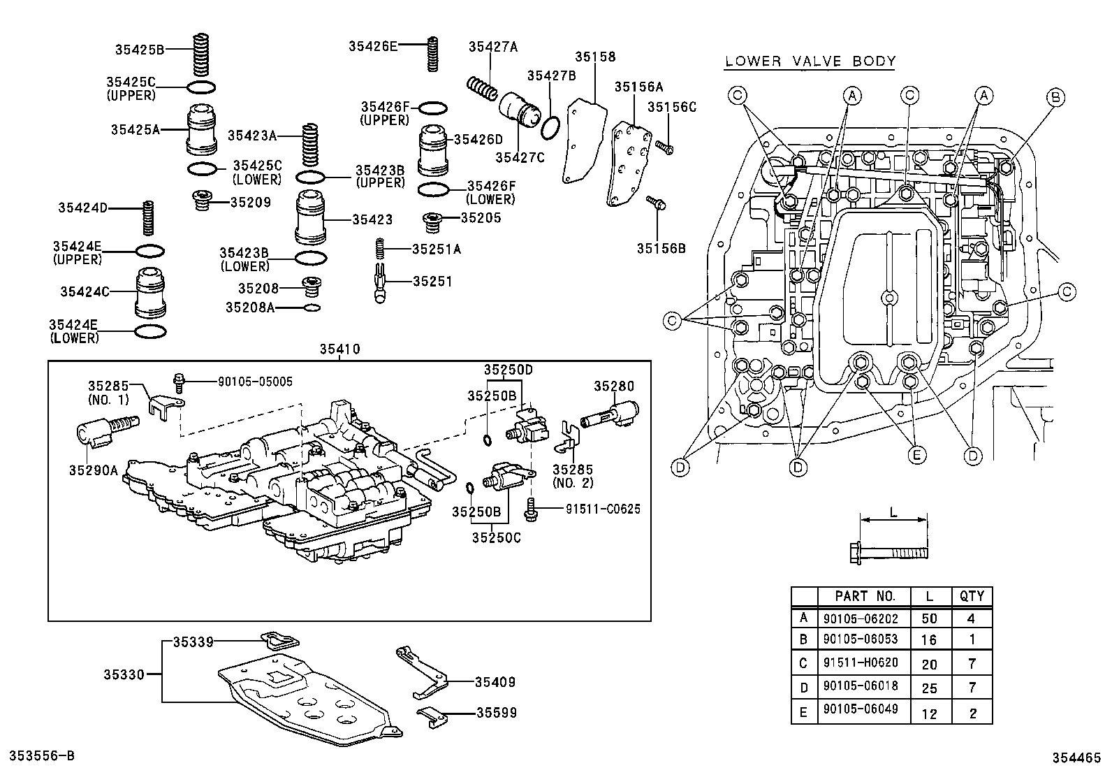 Valve Body Oil Strainer