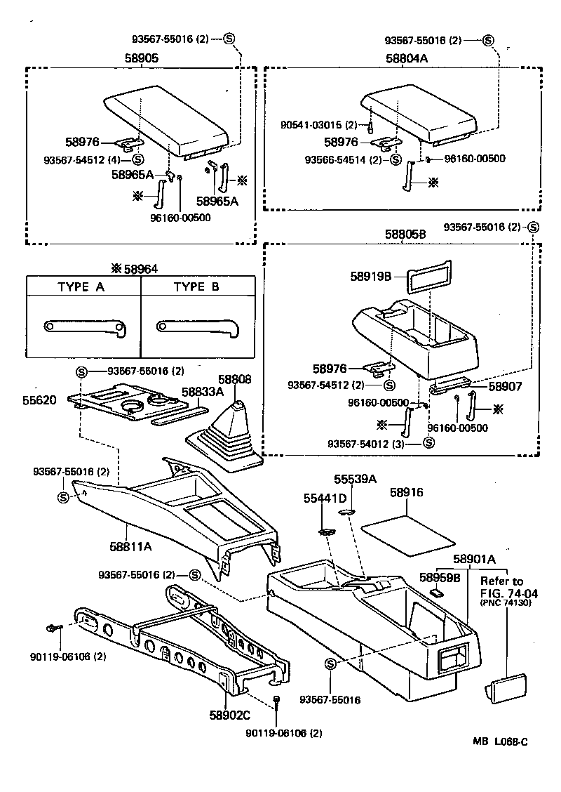 Console Box & Bracket