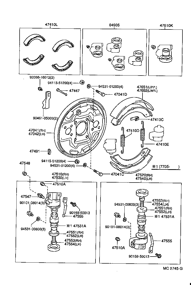 Front Drum Brake Wheel Cylinder