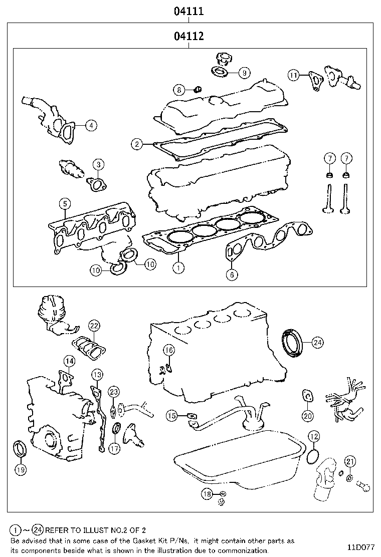 Engine Overhaul Gasket Kit