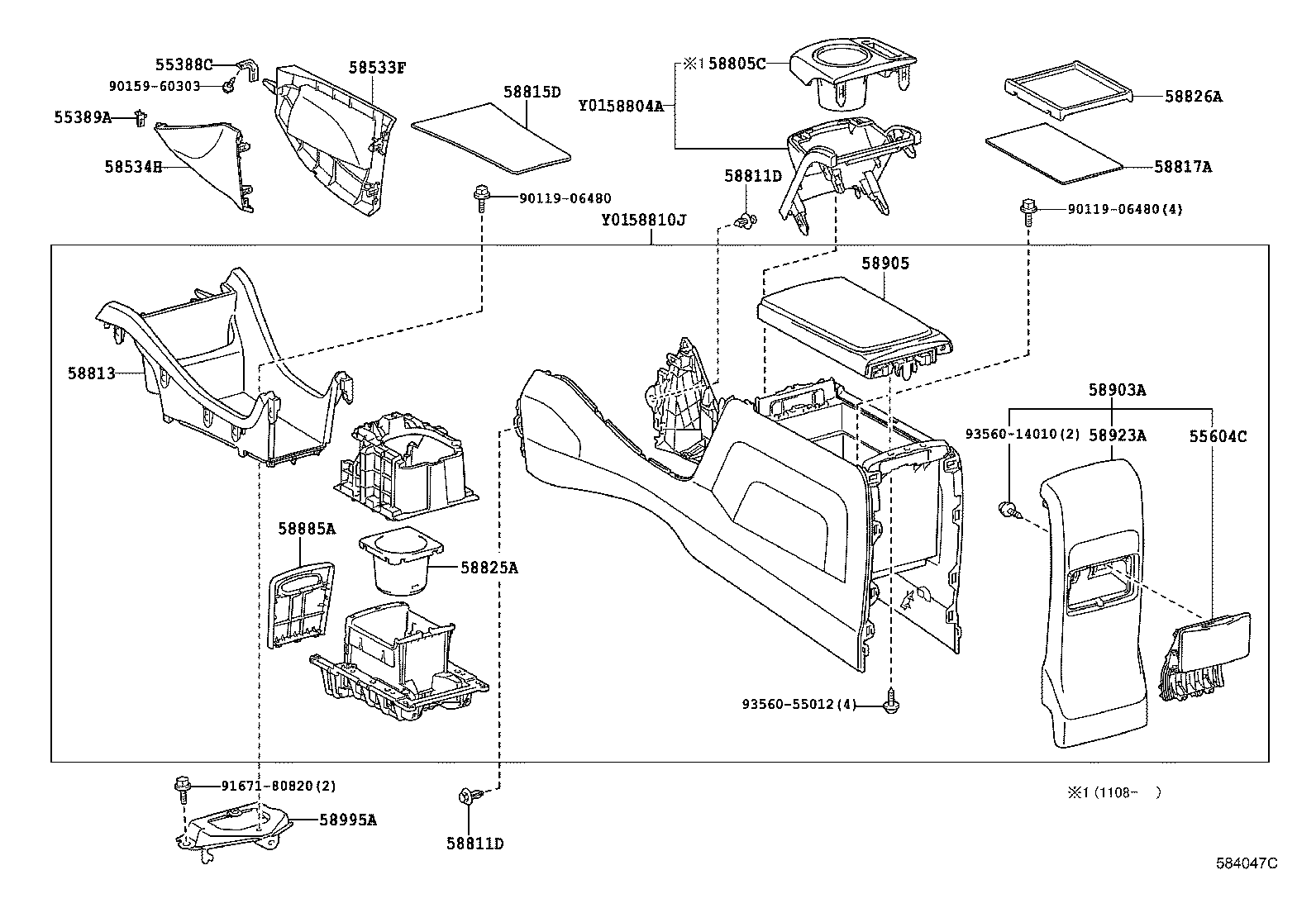 Console Box & Bracket