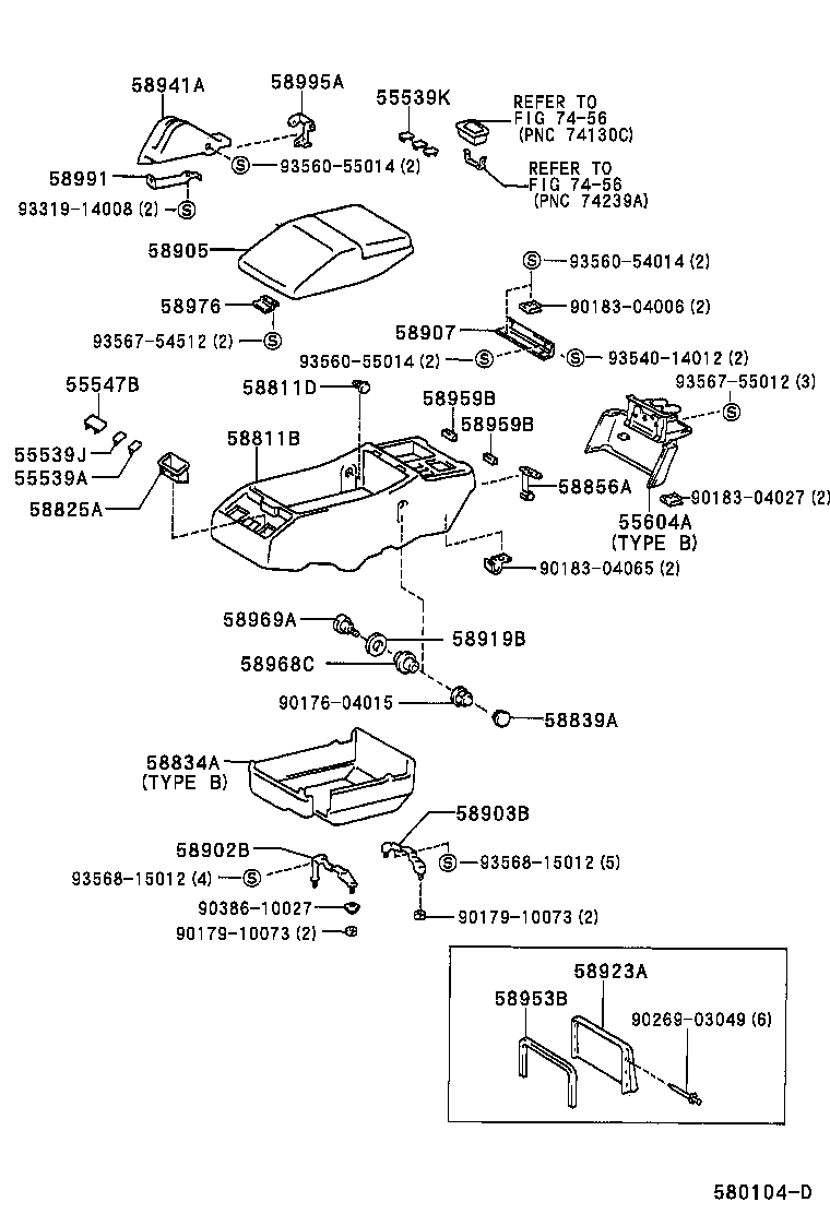 Console Box & Bracket