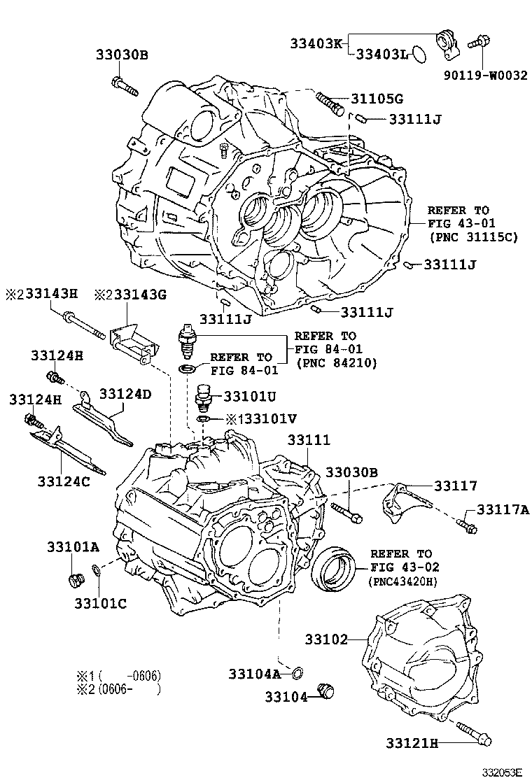 Clutch Housing + Transmission Case