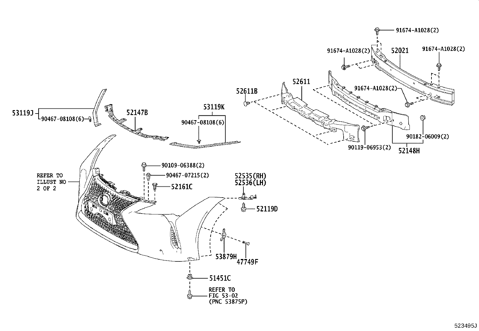 Front Bumper Bumper Stay