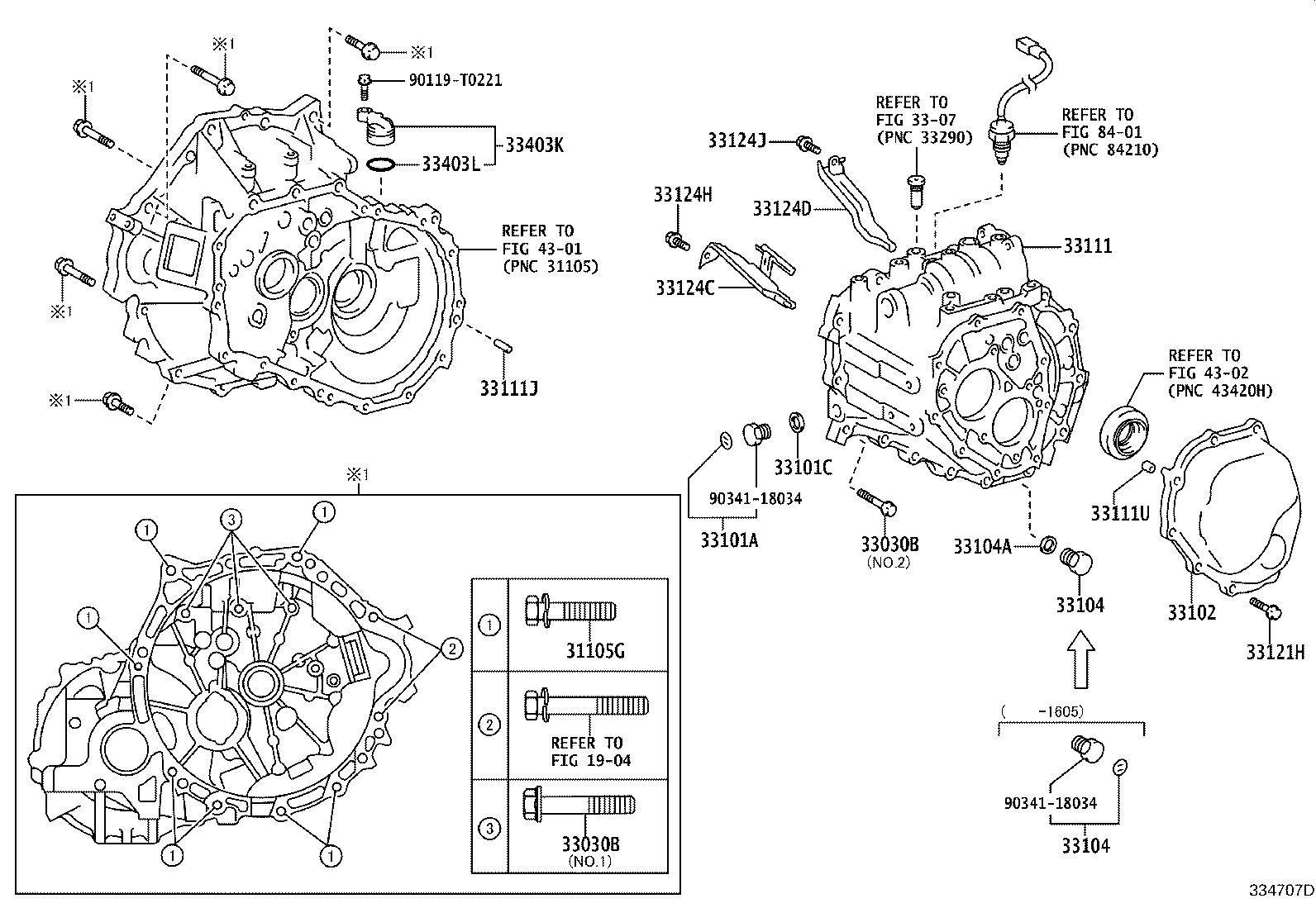 Clutch Housing + Transmission Case
