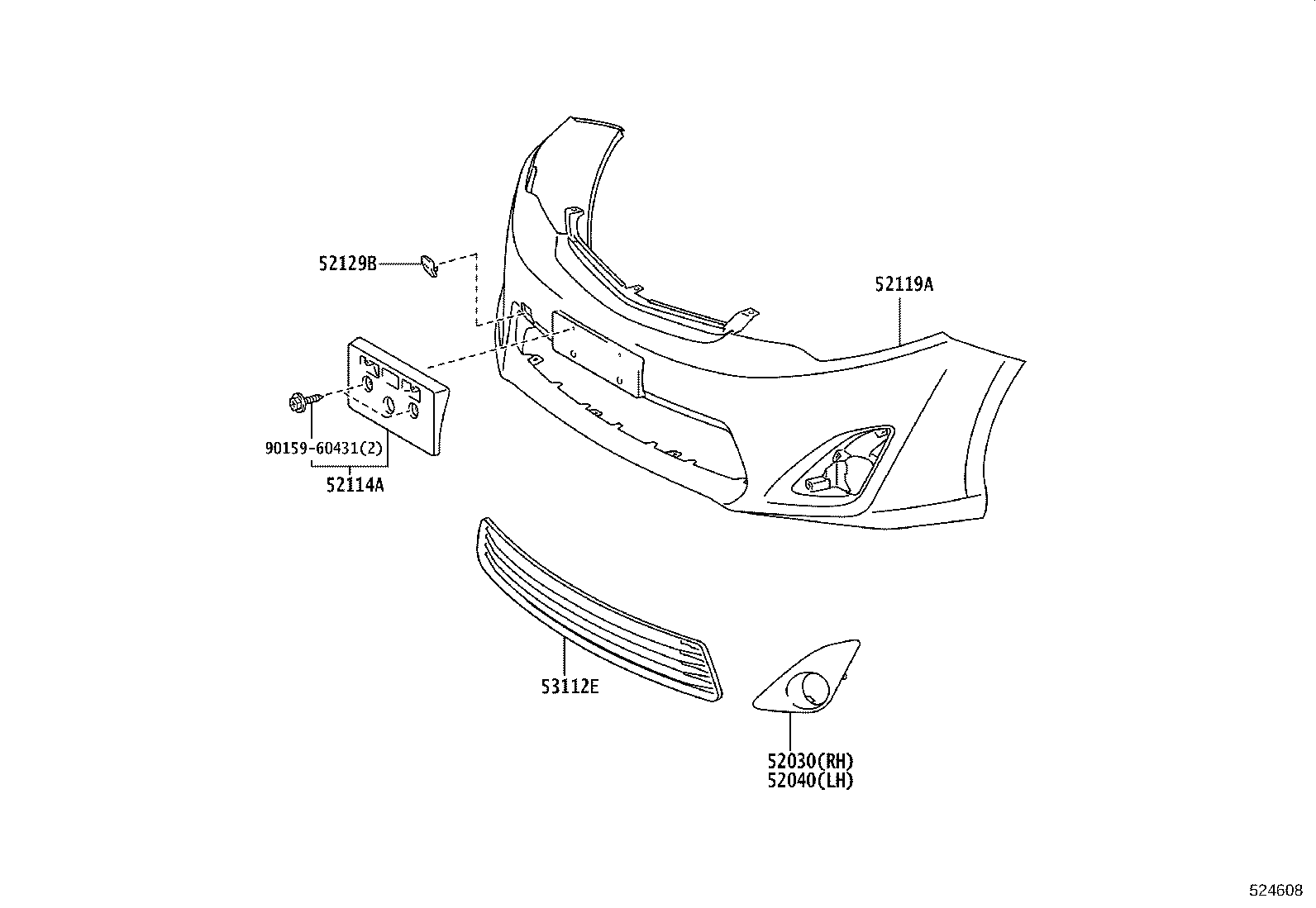 Front Bumper Bumper Stay