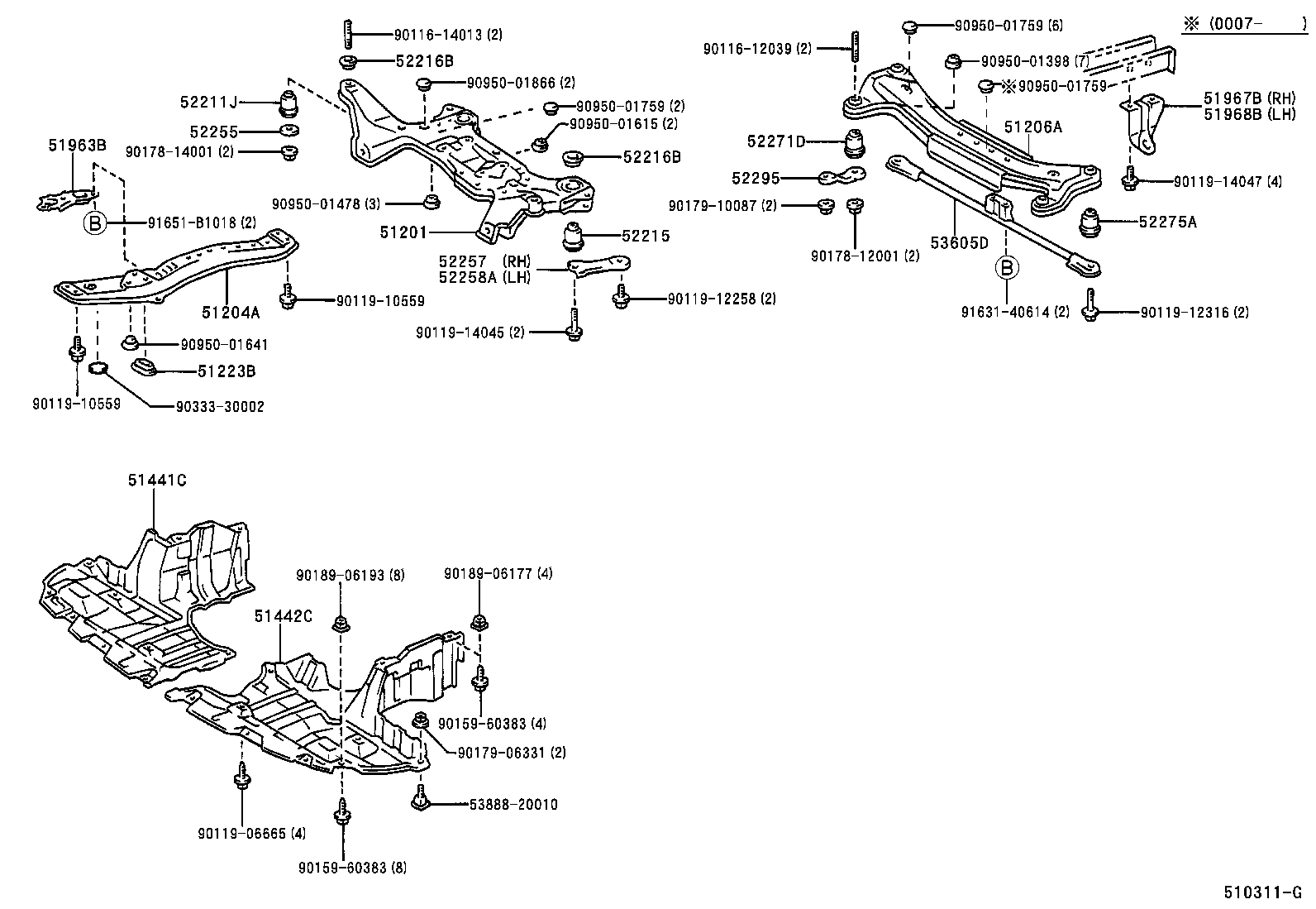 Suspension Crossmember & Under Cover