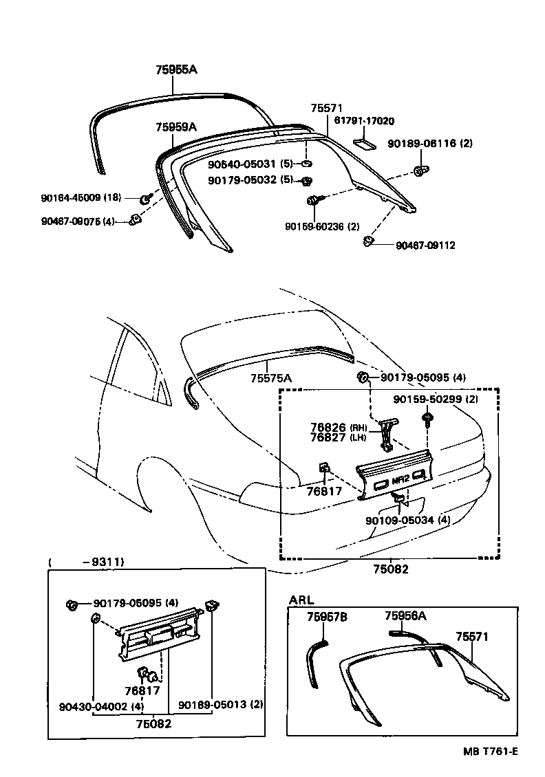 Rear Moulding