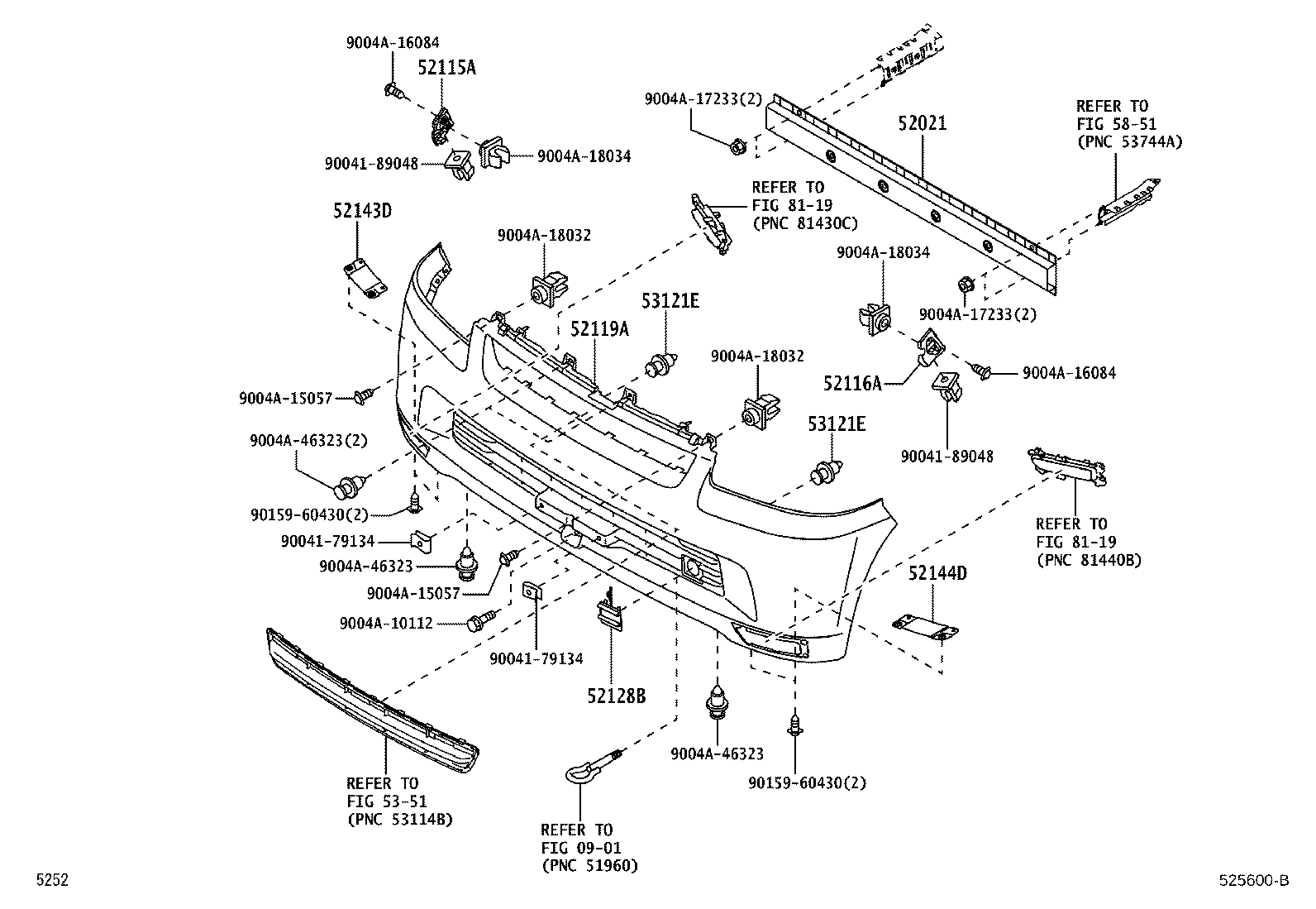 Front Bumper Bumper Stay