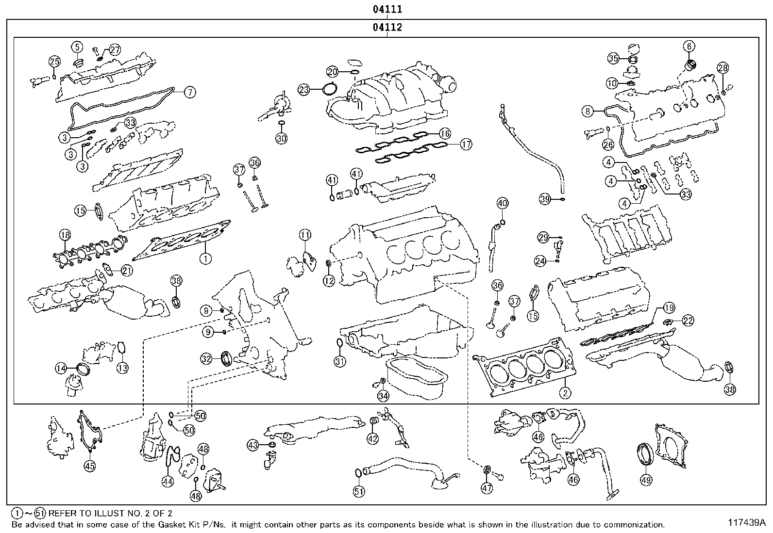 Engine Overhaul Gasket Kit