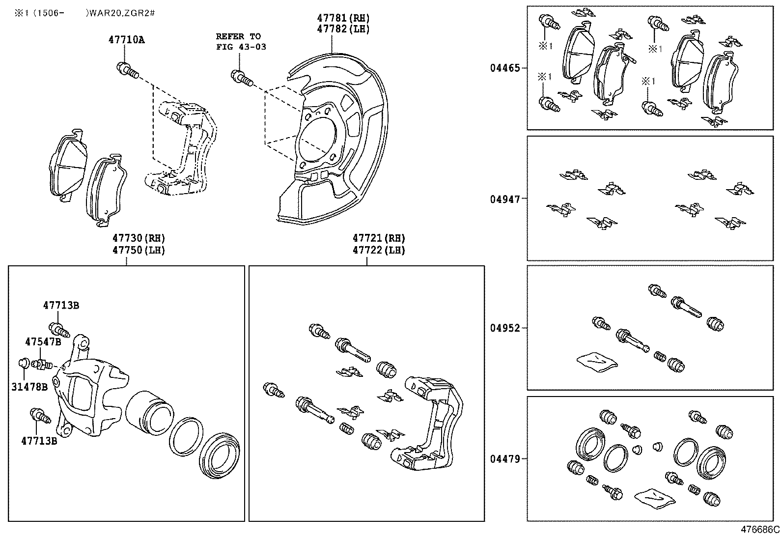 Front Disc Brake Caliper Dust Cover