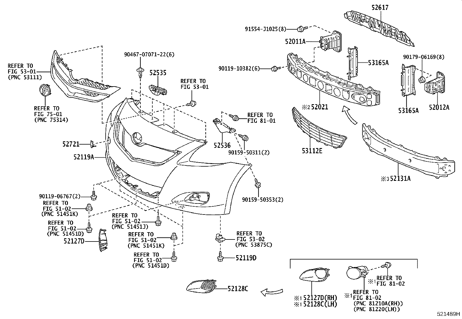 Front Bumper Bumper Stay