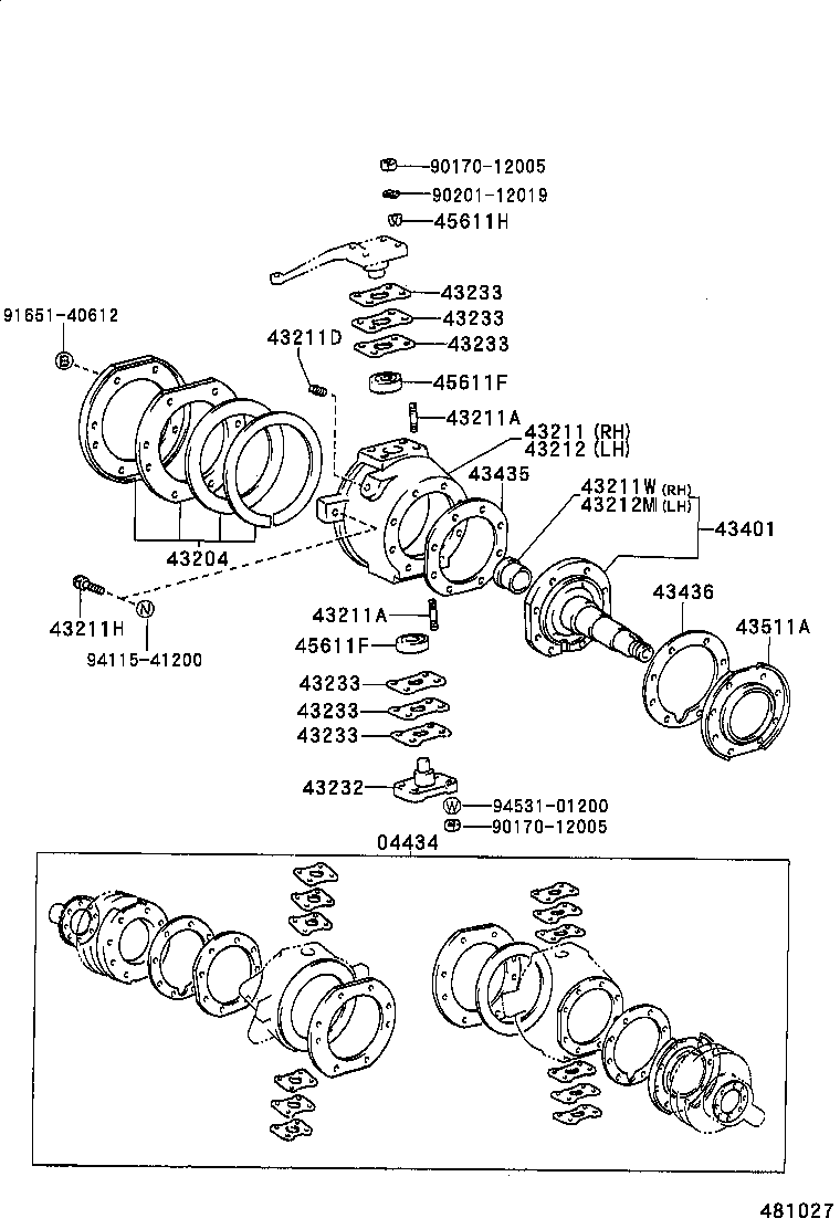 Front Axle Arm Steering Knuckle