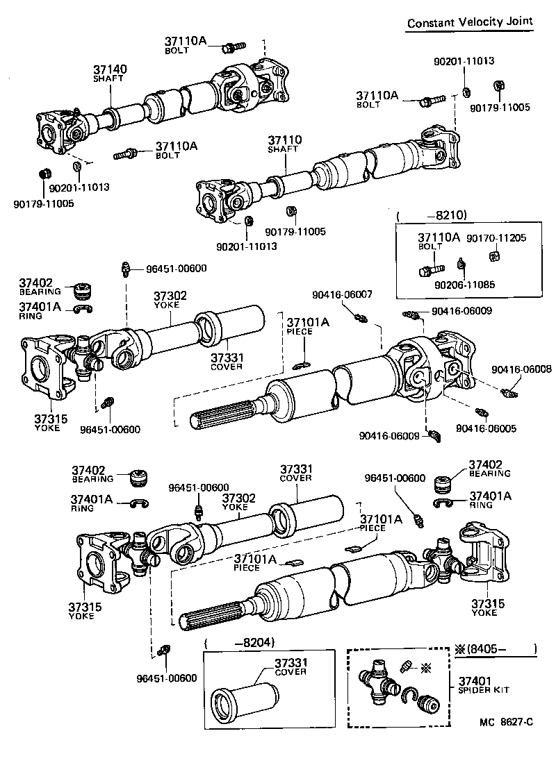 Propeller Shaft & Universal Joint