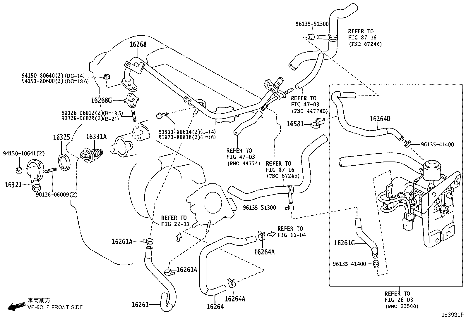 Radiator Water Outlet