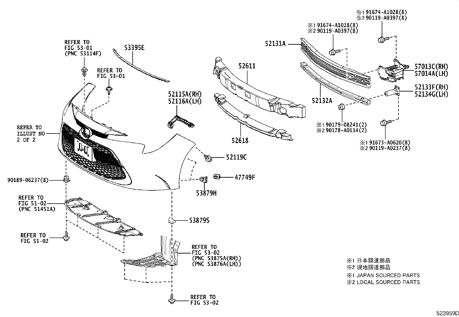 Front Bumper Bumper Stay