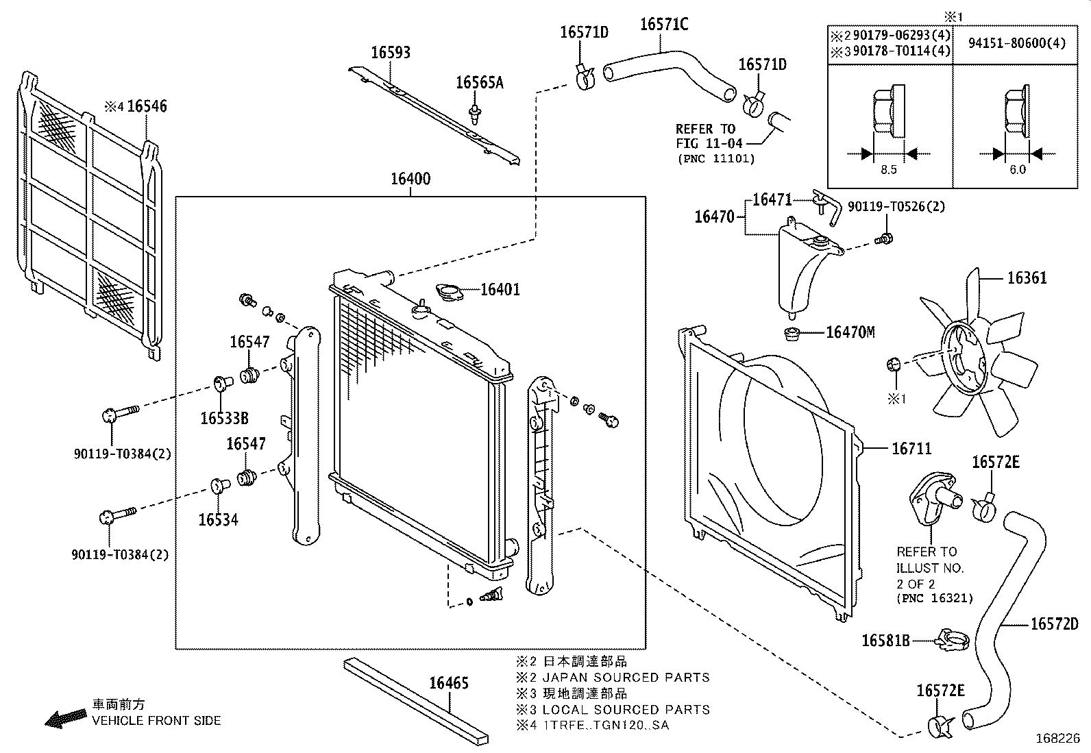 Radiator Water Outlet
