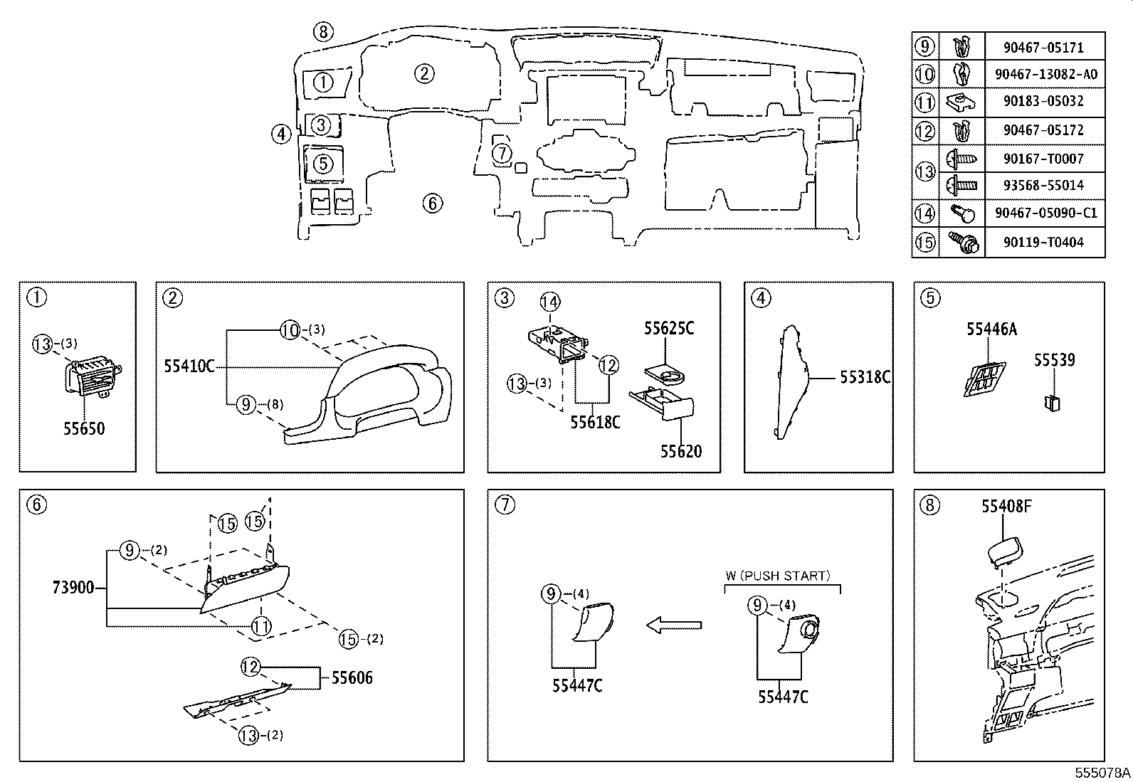 Instrument Panel Glove Compartment