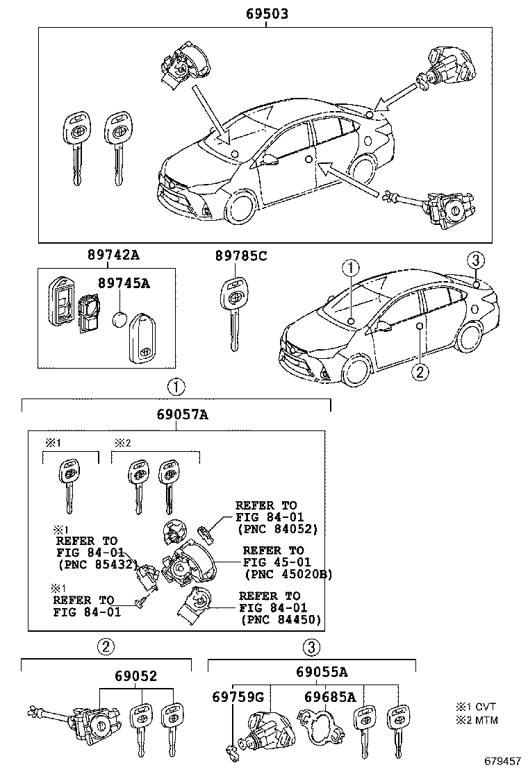 Lock Cylinder Set