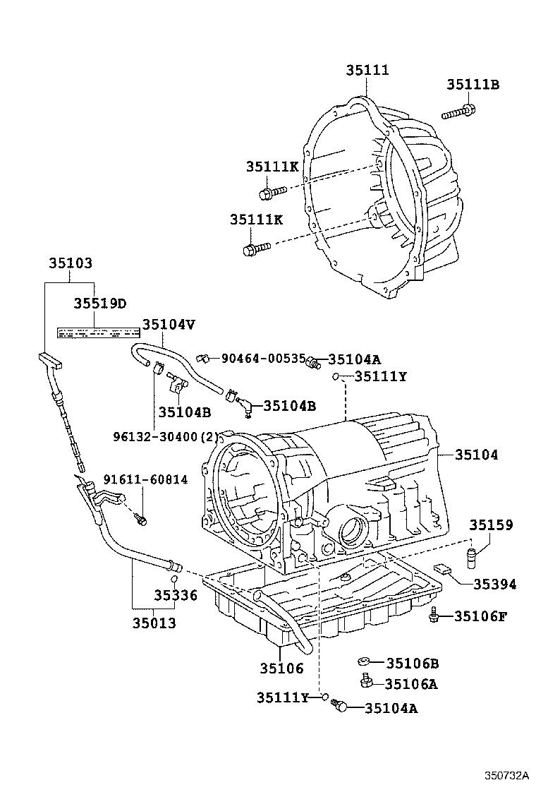 Transmission Case & Oil Pan